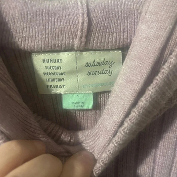 ANTHROPOLOGIE Saturday Sunday Hooded Sweater Dress. Small - Picture 6 of 7